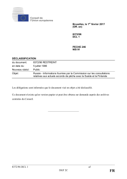 8372/96 DCL 1 af DGF 2C Les délégations sont informées que le