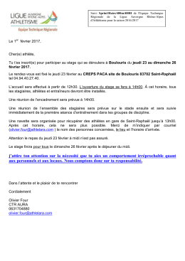 j`attire ton attention sur la n&eacute;cessit&eacute; que tu aies un comportement