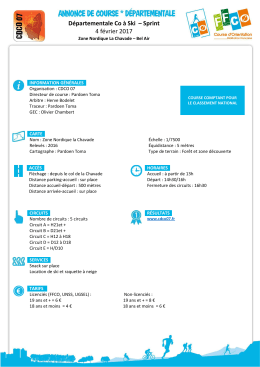 Annonce_COski_D&eacute;partementale sprint