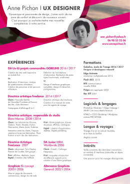 Télécharger mon CV