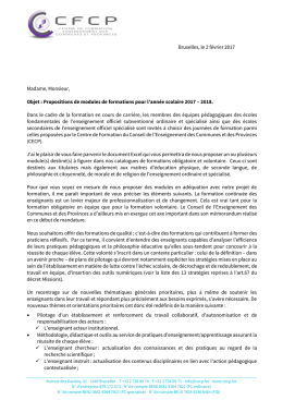 Lettre accompagnement