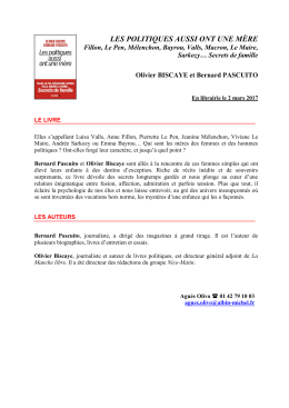 Bernard Pascuito et Olivier Biscaye - Les politiques