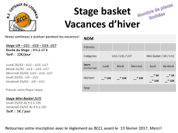 Stage U9 – U11 - Mairie de Saint Laurent d`Agny