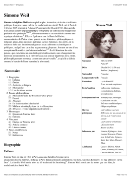 Simone Weil - FO Auchan le Pontet