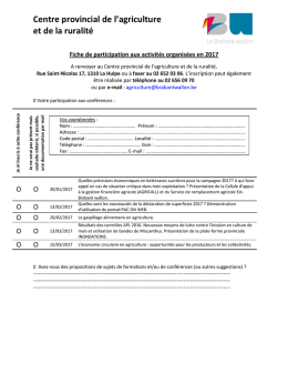 conferences 2009 &agrave; destination des
