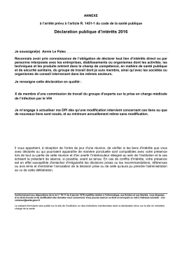 Annie Le Palec - Conseil national du sida