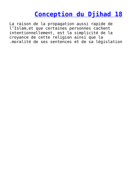 Conception du Djihad 18
