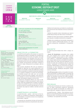 portail economie, gestion et droit