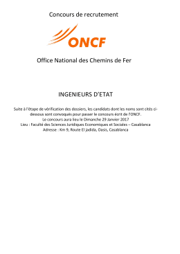 Ingénieurs d`Etat en Génie Informatique