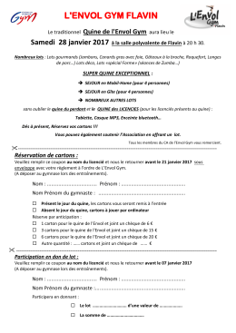 PDF ci-joint - Envol Gym de Flavin