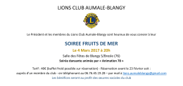 lions club aumale-blangy soiree fruits de mer