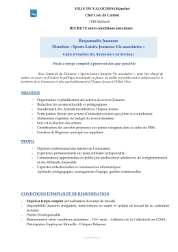 Responsable Jeunesse