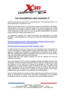 Télécharger le communiqué - Karting