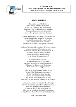 C&eacute;sures justes - Dioc&egrave;se d`Annecy