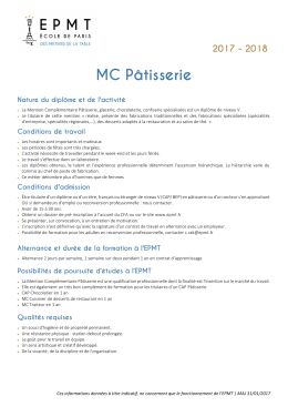 MC Pâtisserie