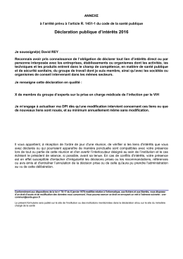 David Rey - Conseil national du sida