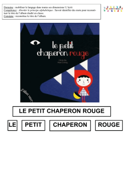 chaperon rouge titre