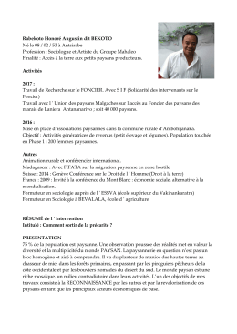Rabekoto Honor&eacute; Augustin dit BEKOTO N&eacute; le 08 / 02 / 53 &agrave;
