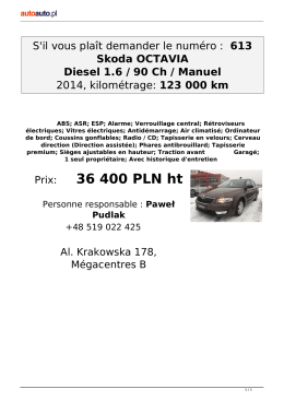 Offre écrite - Autoauto.pl