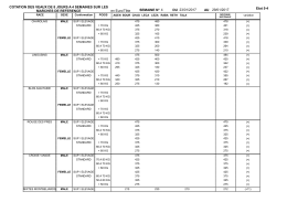 en Euro/T&ecirc;te COTATION DES VEAUX DE 8 JOURS A 4 SEMAINES
