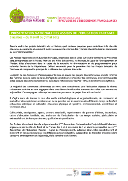 Actualités de l`enseignement - De la primaire au supérieur