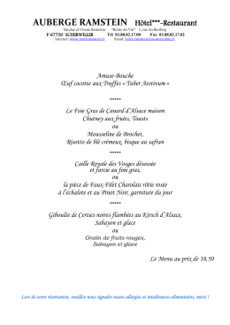 AUBERGE RAMSTEIN H&ocirc;tel***