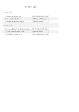 Doubles U18