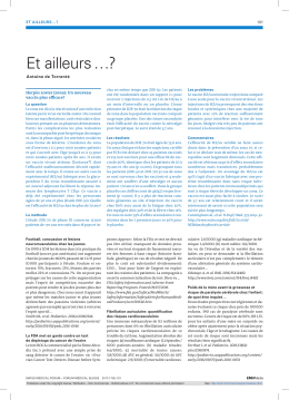 Et ailleurs - Swiss Medical Forum