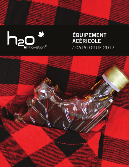 nouveau - H2O Innovation &Eacute;rabli&egrave;re