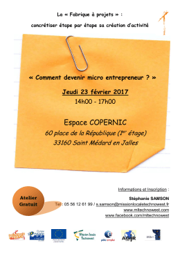 Télécharger le flyer - Ville de Saint-Médard-en
