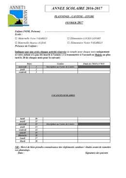Téléchargez le planning de Février 2017
