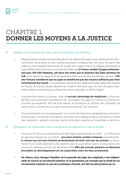 En savoir plus - Le Pacte Justice 2017