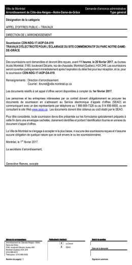 Travaux d`électricité pour l`éclairage du site commémoratif du parc