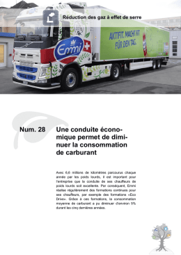 Une conduite économique permet de diminuer la