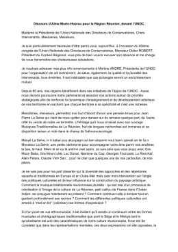 Discours d`Aline Murin-Hoarau devant l`UNDC
