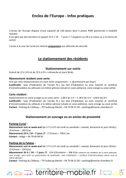 Enclos de l`Europe