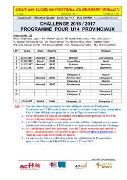 U14 Provinciaux