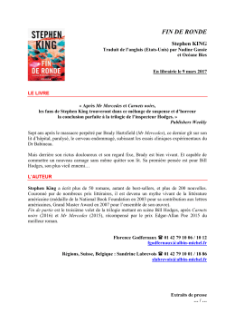 fin de ronde - Albin Michel