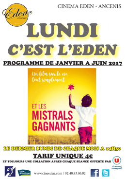 C`EST L`EDEN - Cin&eacute;ma Eden