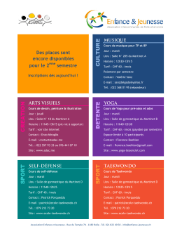 Flyer Cours Privés 2016-2017