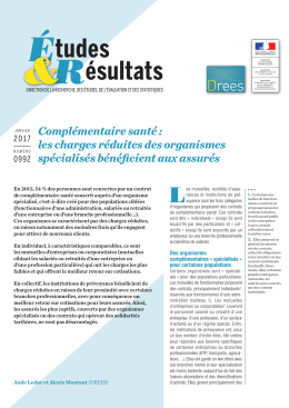 Complémentaire santé : les charges réduites des