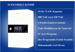 DAXOM Elektrikli Kombi