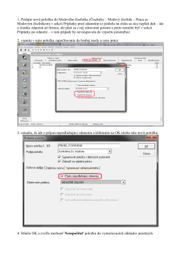 1. Pridajte nov&uacute; položku do Mzdov&eacute;ho č&iacute;seln&iacute;ka (Č&iacute;seln&iacute;ky