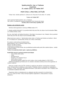 &Scaron;tat&uacute;t v&yacute;stavy - Malokarpatsk&aacute; v&iacute;nna cesta