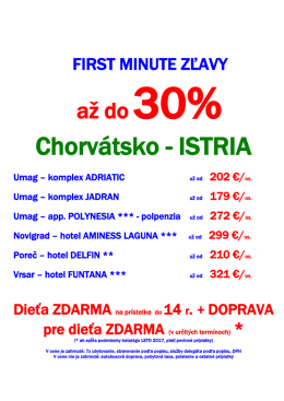 Chorv&aacute;tsko - ISTRIA