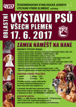 Zámek Náměšť Na HaNé - Klub chovatelů hrubosrstých a