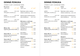 denn&aacute; ponuka denn&aacute; ponuka