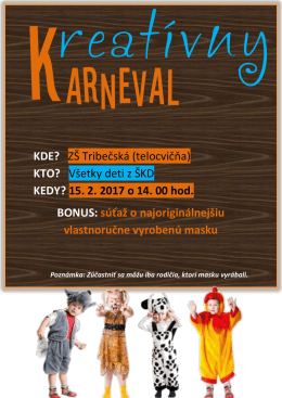 Kreatívny karneval