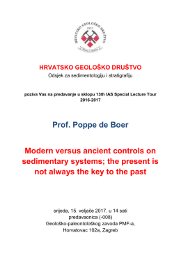 Modern versus ancient controls on sedimentary systems