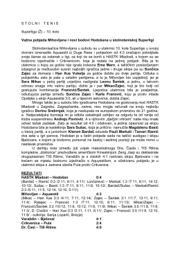 10. kolo Važna pobjeda Mihovljana i novi bodovi Hodošana u